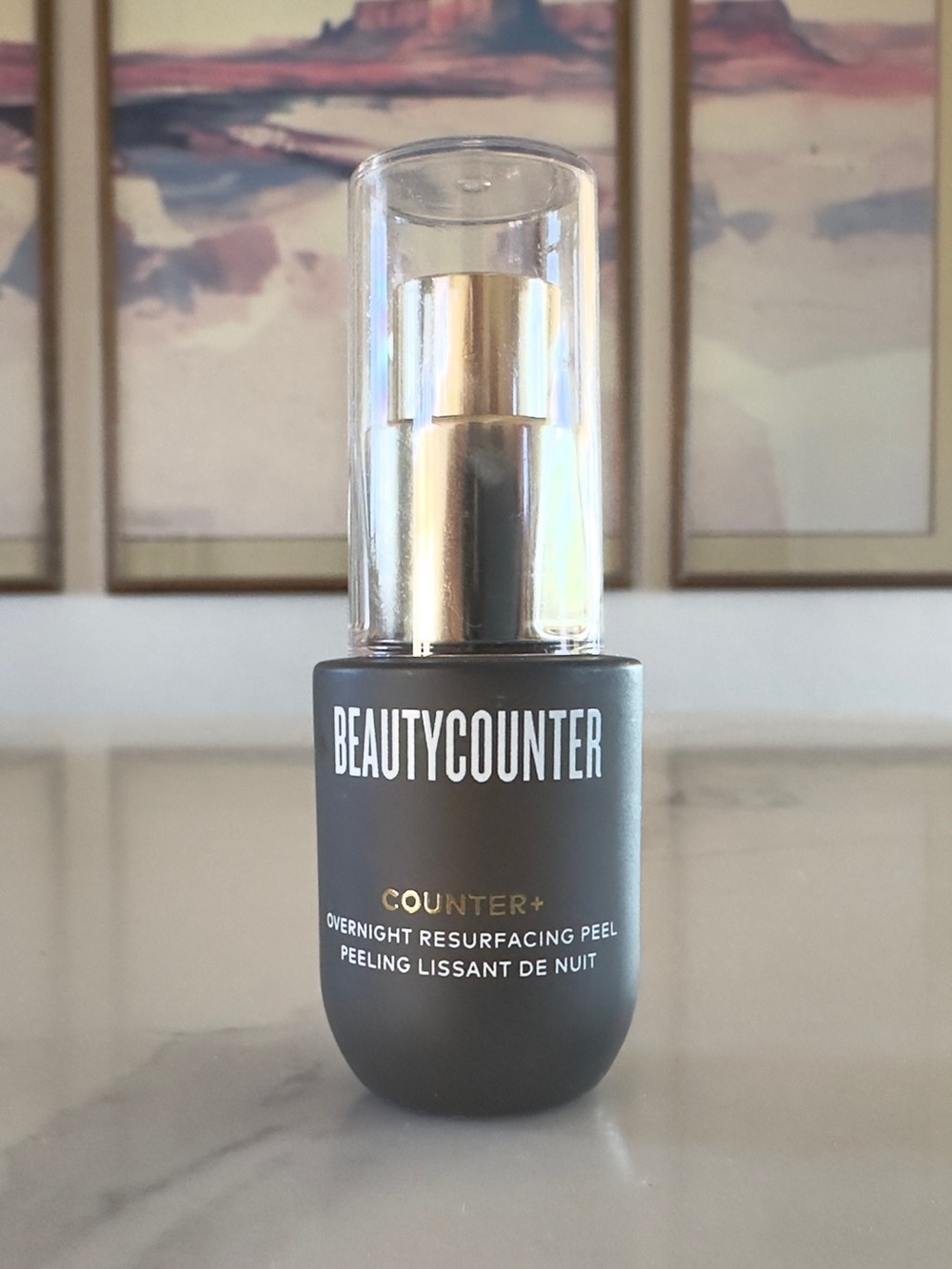 BeautyCounter Counter+ Overnight Resurfacing Peel Travel Bottle 10ml / 0.34oz